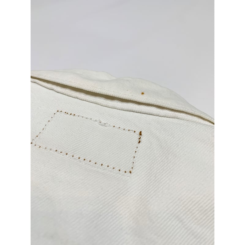 80s Levi's 70507 WHITE DENIM JACKET MADE IN USA