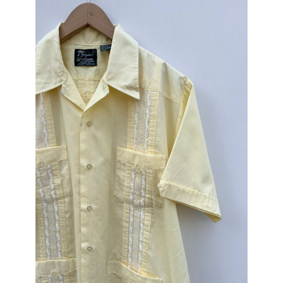 8on8 Yellow print Cuban shirt キューバシャツ 8on8 Yellow print Cuban shirt キューバシャツ J.EDWARDS S/S