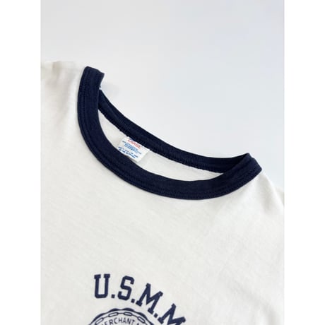 80s Champion "USMMA" Ringer Tee MADE IN USA 🇺🇸 Size L