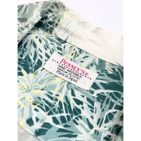 60s PENNEY'S HAWAIIAN SHIRT MADE IN JAPAN 🇯🇵 Size M