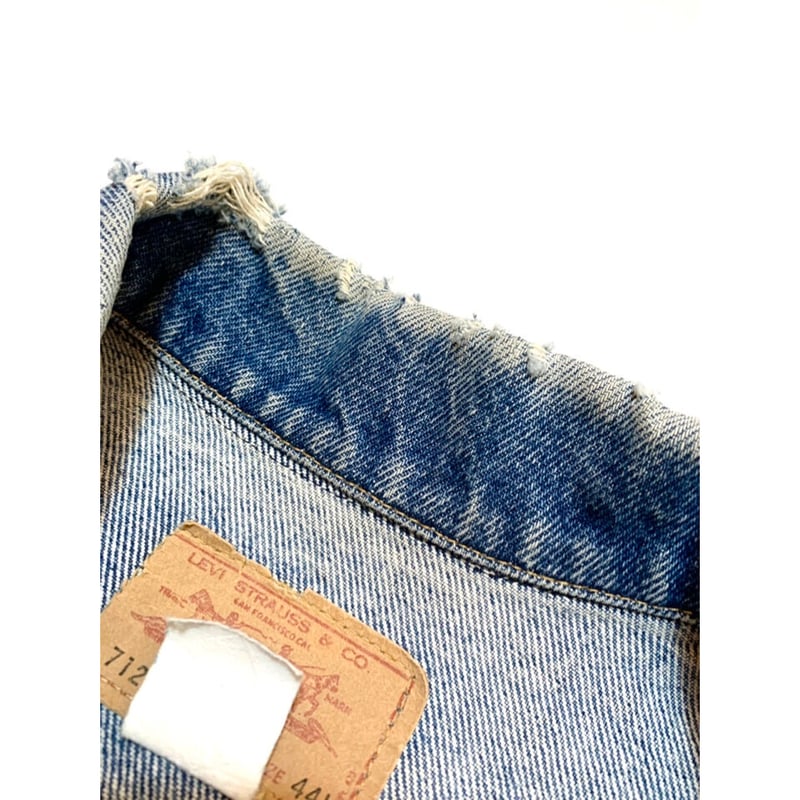 希少◎Levi's 71205-0217 70s USA製 サイズ46L 古着 70~80年代 リーバイス Levi's 71205-0217 デニムジャケット