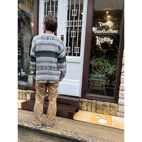 80s L.L.BEAN "ROLL NECK" WOOL SWEATER Size L
