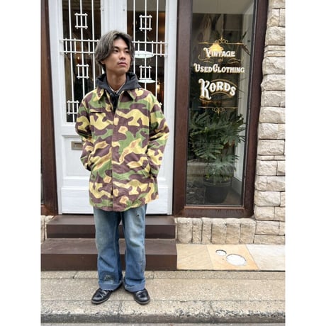 60s CZECH SLOVAKIA MILITARY SALAMANDAR CAMO COAT Size 1B (L程)