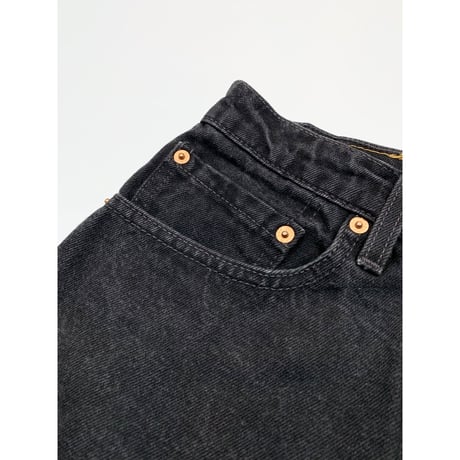90s Levi’s 550-0260 BLACK DENIM PANTS MADE IN USA 🇺🇸  Size W32L30→W31L29