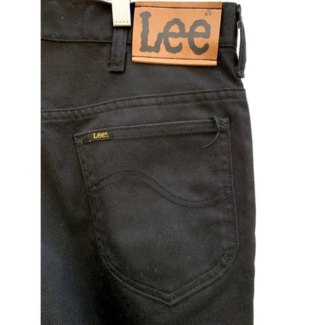 80s Lee 200 "BLACK" BOOT CUT TWILL PANTS MADE IN USA 🇺🇸 Size W36L31→W34L30