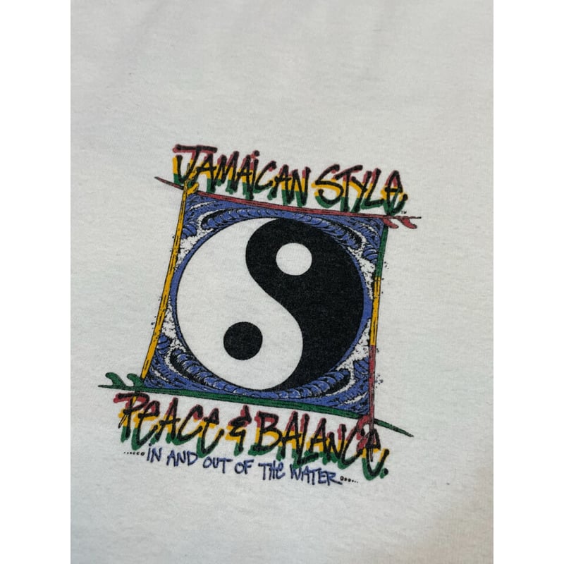 90s JAMAICAN STYLE Tee MADE IN USA🇺🇸 Size XL |