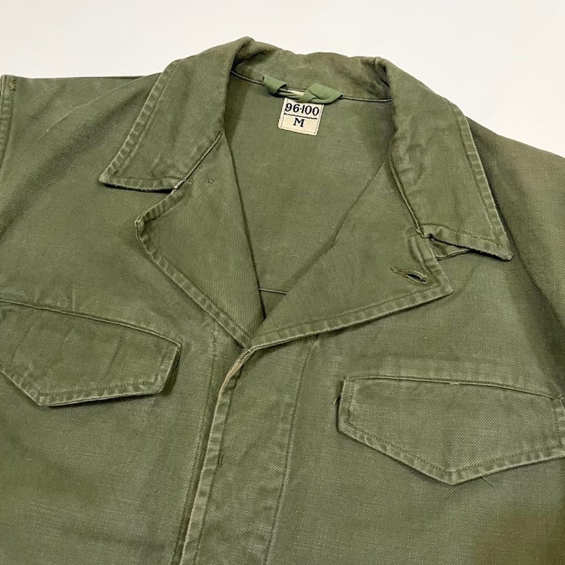 1950s М-47 Early fabric Late model 50s FRENCH ARMY M-47 FIELD JACKET 