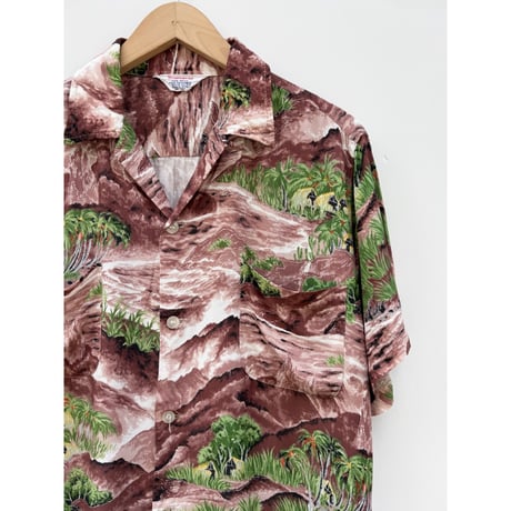 60s SPORTSWEAR HAWAIIAN SHIRT MADE IN JAPAN 🇯🇵 Size M