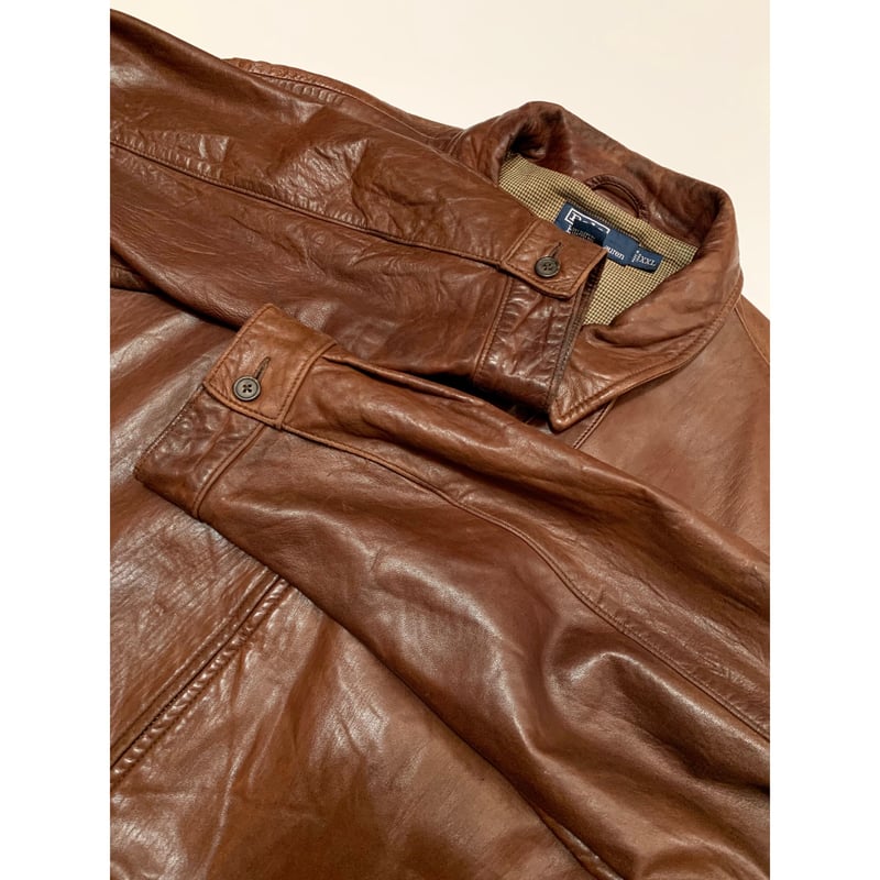 90s Ralph Lauren LEATHER JACKET Size XXL | KORDS 90s Ralph Lauren LEATHER JACKET Size XXL | KORDS
