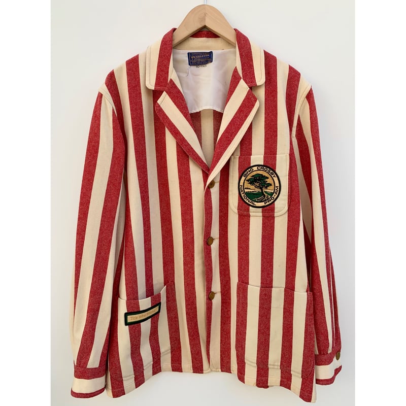 50s 60s テーラードジャケット ピエロ ストラップ 赤 60s PENDELTON 