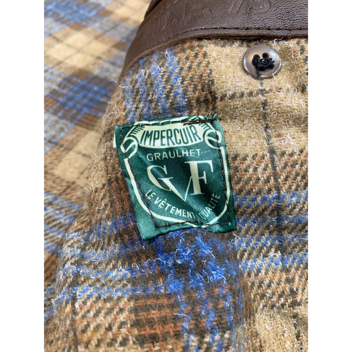 70s GVF IMPERCUIR CORBUSIER JACKET Size L程 | KORDS