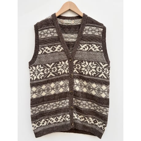 80s L.L.Bean WOOL KNIT VEST MADE IN USA 🇺🇸 Size S