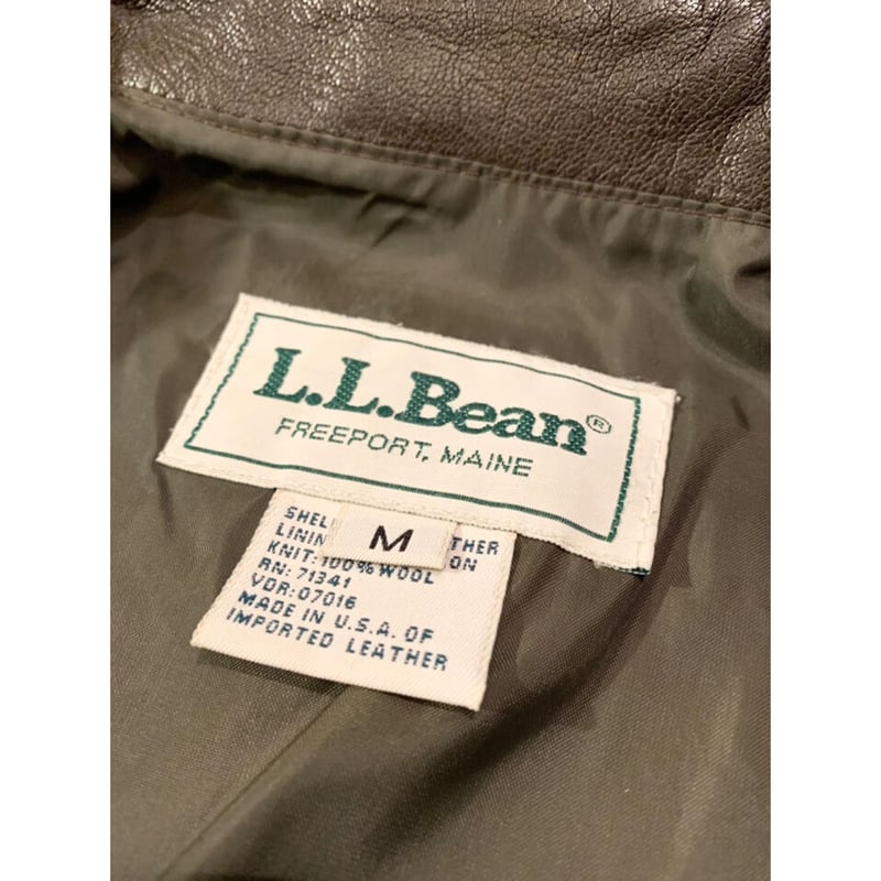 80s L.L.Bean A-2 TYPE LEATHER JACKET MADE IN US 80s L.L.Bean A-2 TYPE LEATHER JACKET MADE IN US