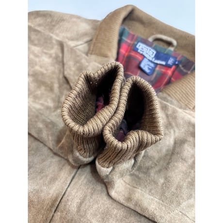 90s Ralph Lauren SUEDE HARRINGTON JACKET Size L