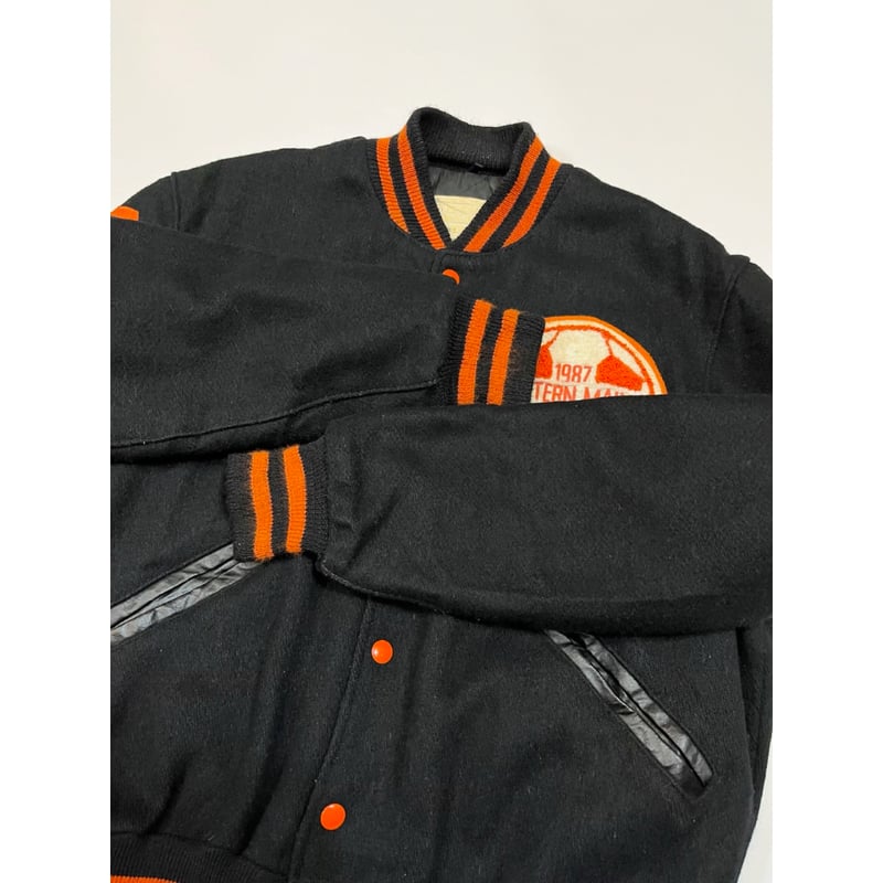70s 80s Delong ウールスタジャン made in USA USA製 80s DeLong 