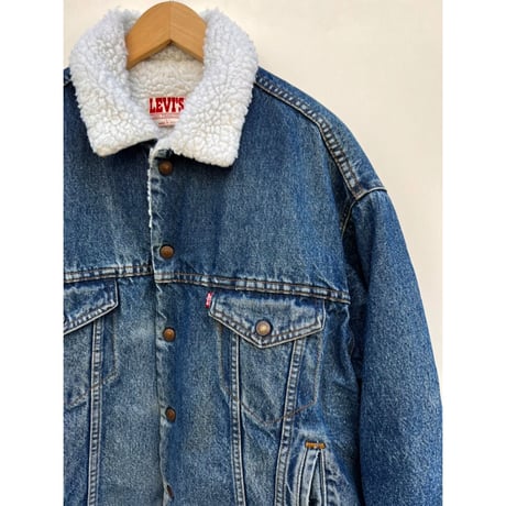 80s Levi’s 70609 DENIM BOA JACKET MADE IN USA 🇺🇸 Size L