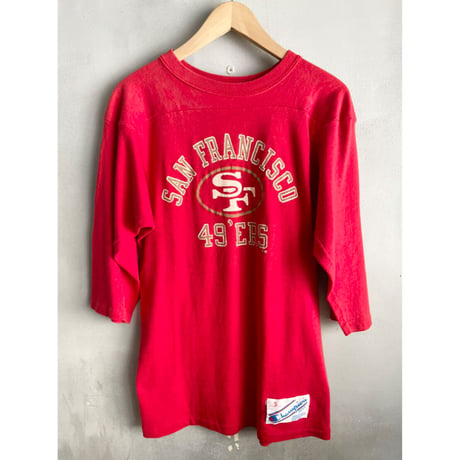 80s Champion Foot ball Tee MADE IN USA 🇺🇸 Size S