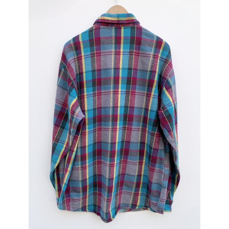 80s ST. JOHN'S BAY FLANNEL SHIRT MADE IN USA 🇺🇸