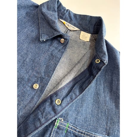 70s KEY "IMPERIAL" DENIM COVERALL Size 42