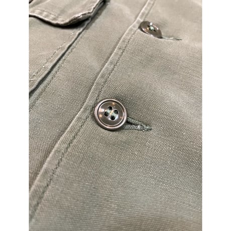 50〜60s US ARMY "1st MODEL" OG107 UTILITY SHIRT Size SMALL
