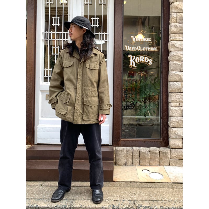 1950s М-47 Early fabric Late model 50s FRENCH ARMY M-47 FIELD JACKET 