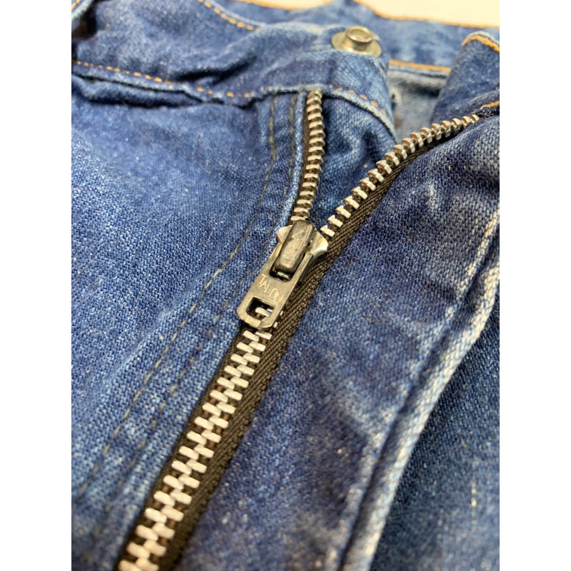 70s RED CAMEL DENIM PAINTER PANTS Size W33L28 |