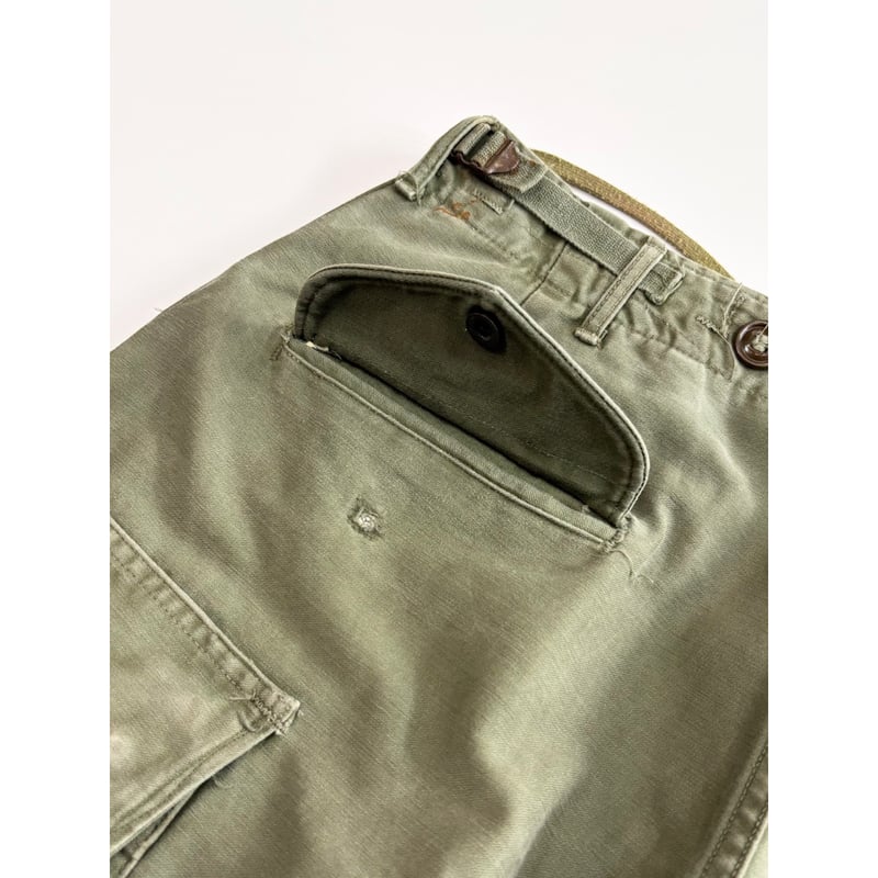 50s US ARMY M-51 FIELD TROUSERS Size SMALL-SHOR