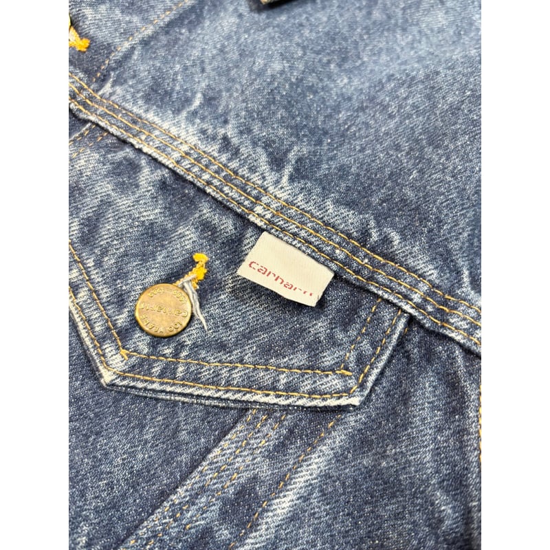 カーハート100周年　トラッカージャケット　80s new arrivals】 ⁡ ✓ 「90s.carhartt denim tracker jacket
