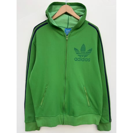 70s adidas TRACK HOODIE MADE IN FRANCE 🇫🇷 Size L程