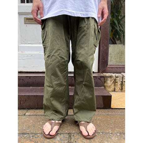 60s US AMRY Jungle Fatigue PANTS "5th TYPE" Size LARGE-REGULAR