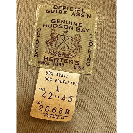 60〜70s HERTERS HUNTING VEST Size L
