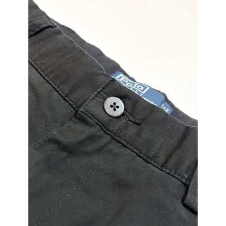 90s Ralph Lauren "Black" CHINO PANTS Size W36L32→W35.5L31.5