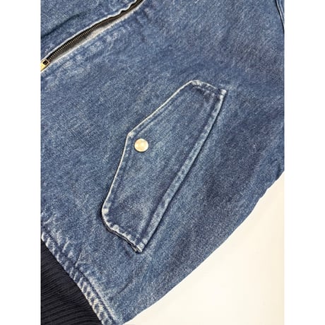 90s Ralph Lauren DENIM HARRINGTON JACKET Size M