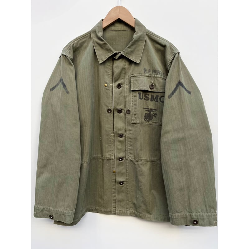 40s US MARINE CORPS P-44 HBT JACKET Size 42程 | 40s US MARINE CORPS P-44 HBT JACKET Size 42程 |