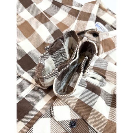 70s FIVE BROTHER FLANNEL SHIRT MADE IN USA 🇺🇸 Size L