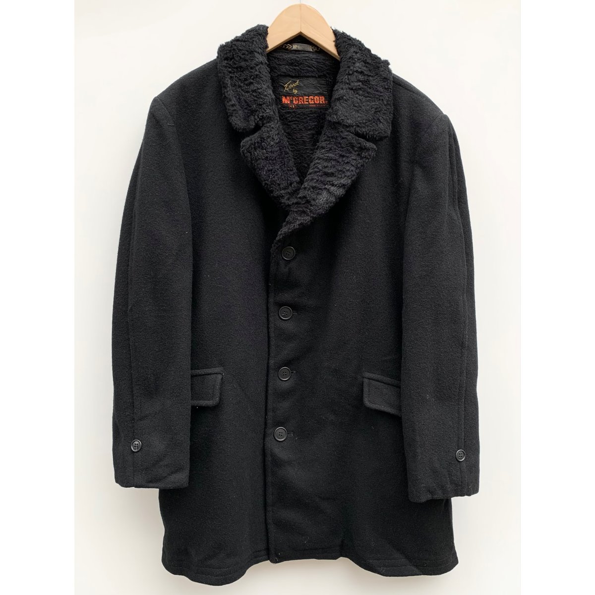 70s McGREGOR WOOL COAT MADE IN USA ?? Size 42 |