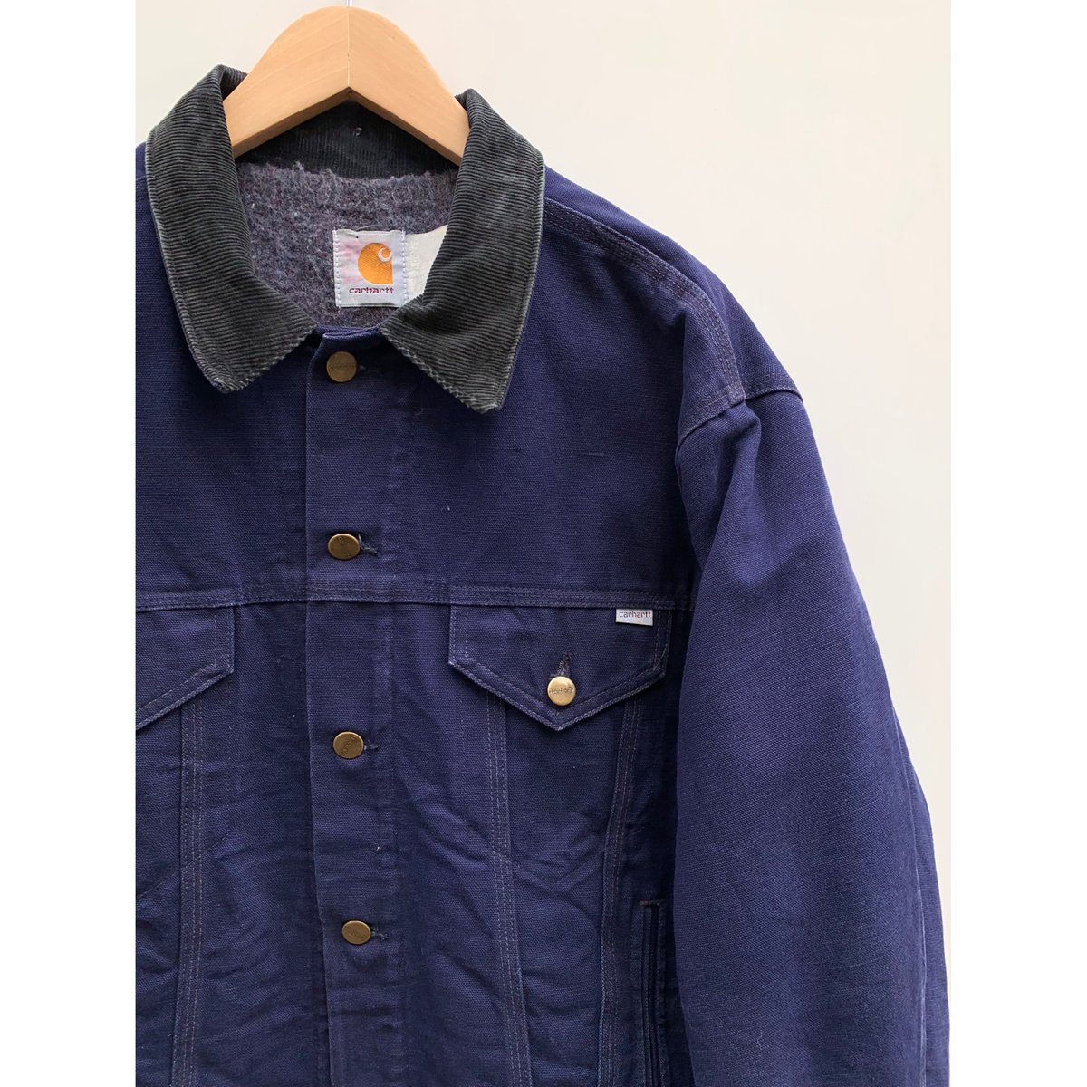 80〜90s carhartt DUCK TRACKER JACKET MADE IN USA 80〜90s carhartt DUCK TRACKER JACKET MADE IN USA