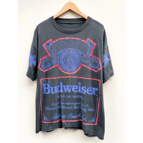 90s "Budweiser" PRINT Tee Size XL程