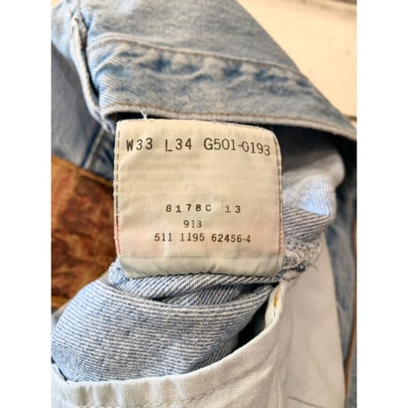 90s Levi’s 501 DENIM PANTS MADE IN USA 🇺🇸  W33L34 →W32L33