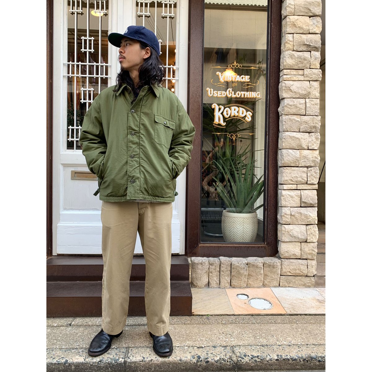 60s US NAVY A-2DECK JACKET Size XLARGE | KORDS