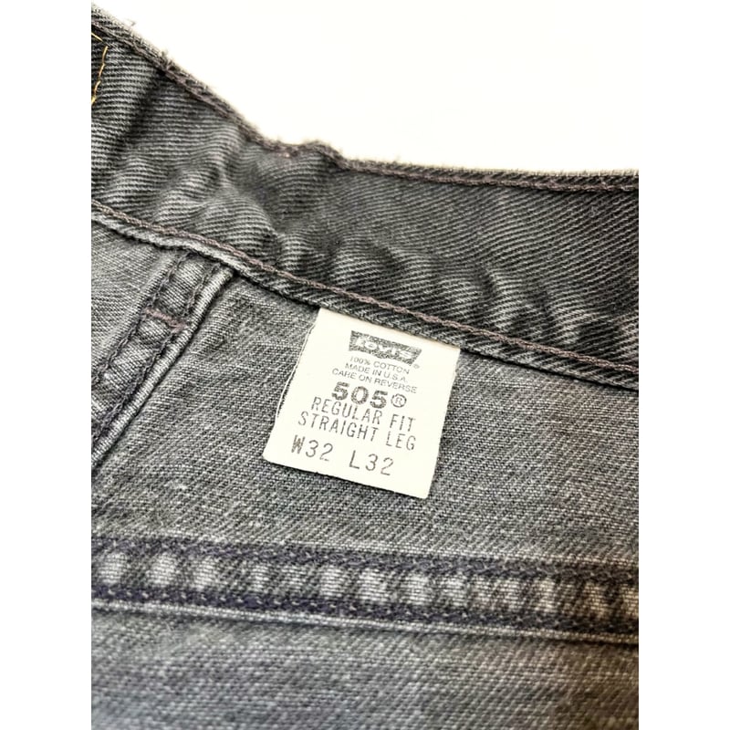 00s Levi's 505-0260 BLACK DENIM PANTS MADE IN U 00s Levi's 505-0260 BLACK DENIM PANTS MADE IN U