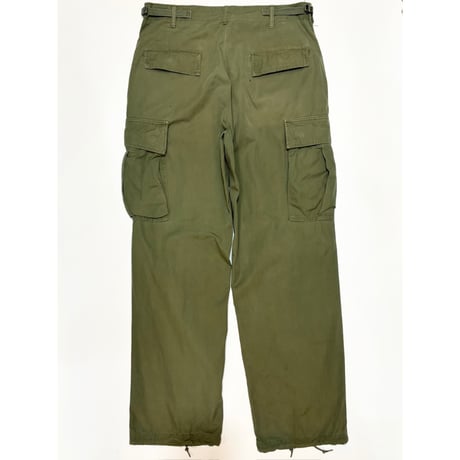 60s US AMRY Jungle Fatigue PANTS "3rd TYPE" Size MEDIUM-REGULAR