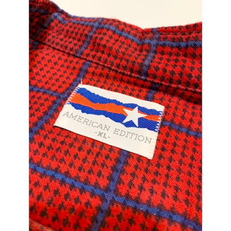 90s AMERICAN EDITION FLANNEL SHIRT MADE IN USA 🇺🇸 Size XL