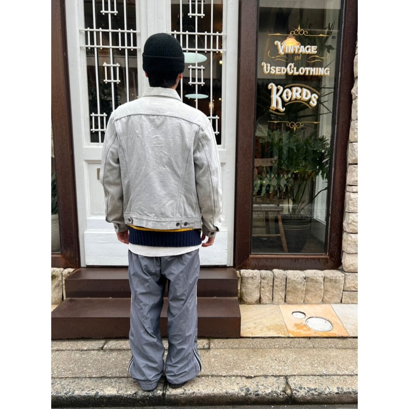 levis 70506-0257 グレーデニム 36R アメリカ製 リーバイス 70506 ブラックデニムジャケット グレーデニム