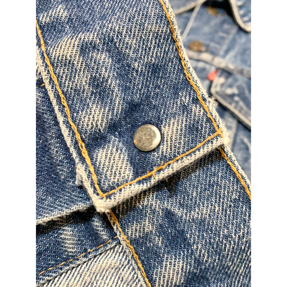 お*す様 70s Levi’s 71205 USA製 デニムジャケット 紙パッチ 70s Levi's 71205 DENIM JACKET MADE IN USA 🇺🇸 Si