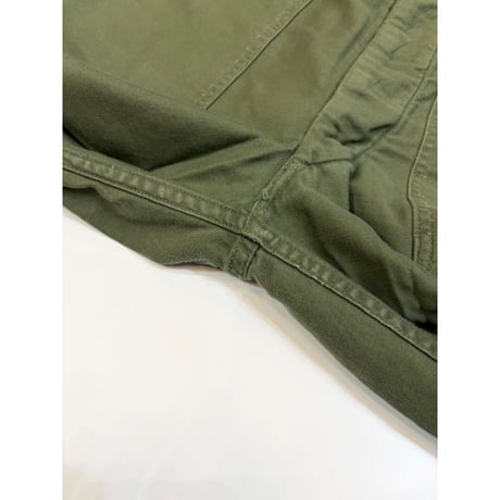 60s US ARMY OG-107 COTTON SATEEN BAKER PANTS Size W30L33→W29L31