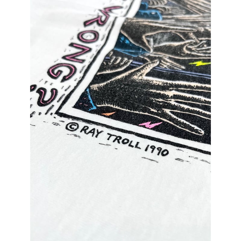 90s RAY TROLL ART Tee MADE IN USA🇺🇸 Size XL | K