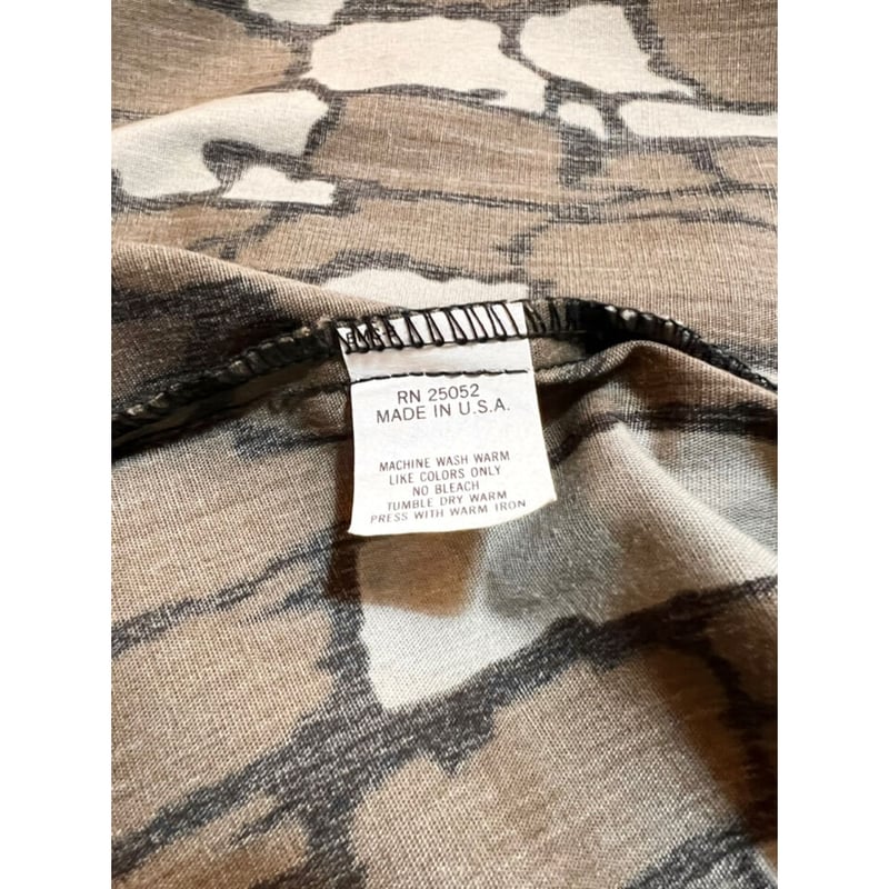 80s TREBARK CAMO JACKET “MADE IN USA” Vtg 80s Trebark Camouflage Shirt Jacket Brown Gray Size S