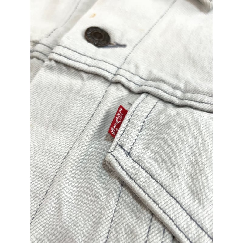 80s Levi's 70506 GRAY DENIM JACKET MADE IN USA🇺