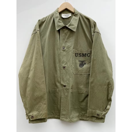 40s "DEAD STOCK" US MARINE CORPS P-41 HBT JACKET Size 42